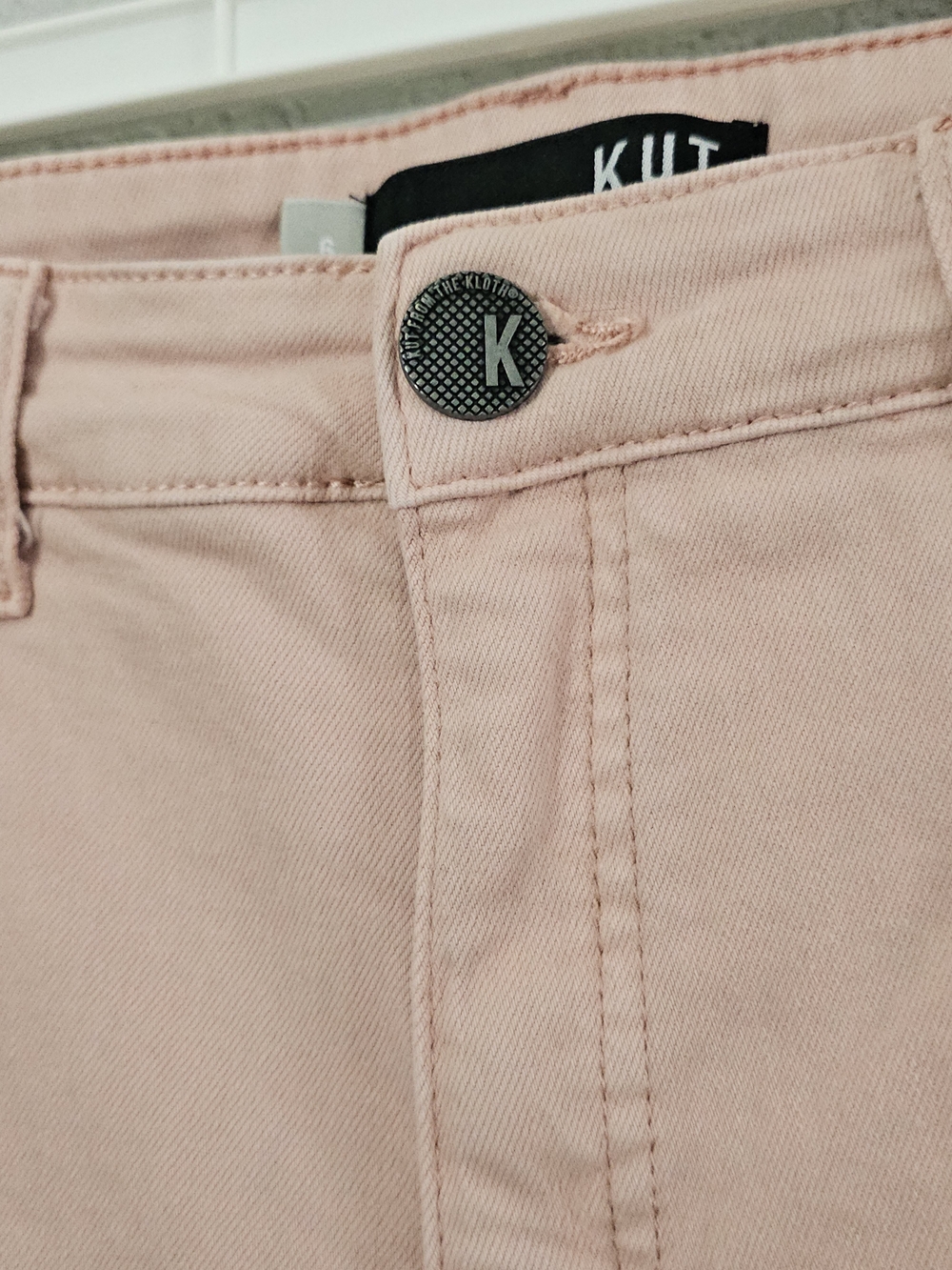 Kut from the Kloth Connie Fab AB Ankle Skinny High Rise Womens Size 6 Color Rose - Picture 6 of 12